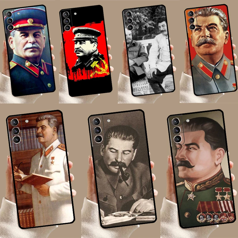 USSR Joseph Stalin Case For Samsung Galaxy S24 Ultra S23 S22 S21 S20 FE Note 20 S8 S9 S10 Note 10 Plus Cover