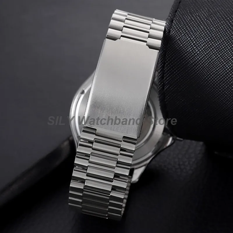 18mm 20mm 22mm Faltschließe Edelstahl Uhrenarmband Universal Herren Damen Uhrenband Sport Ersatzarmband Mode Gürtel Werkzeuge