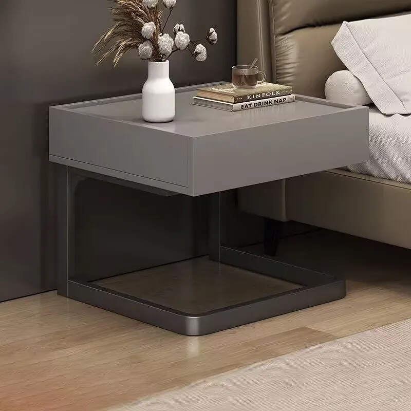 

Bedside Table Cabinet Simple Modern Bedroom Bedside Drawer Cabinet Home Italian Bedside Storage Rack Nightstands Furniture 2025