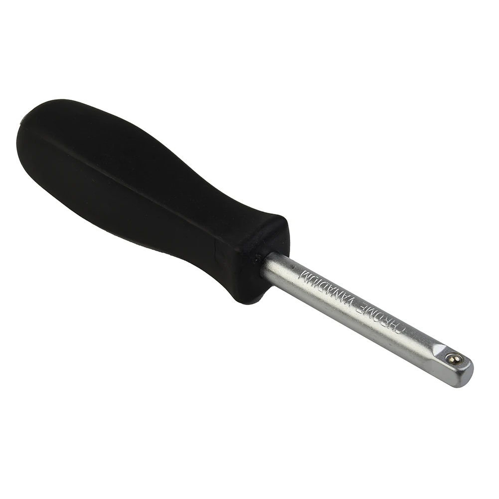 Screwdriver Connecting Rod Small 1/4" 150mm 6.3mm Black Bottom Hole Connection Handle Dual-purpose Multi-function