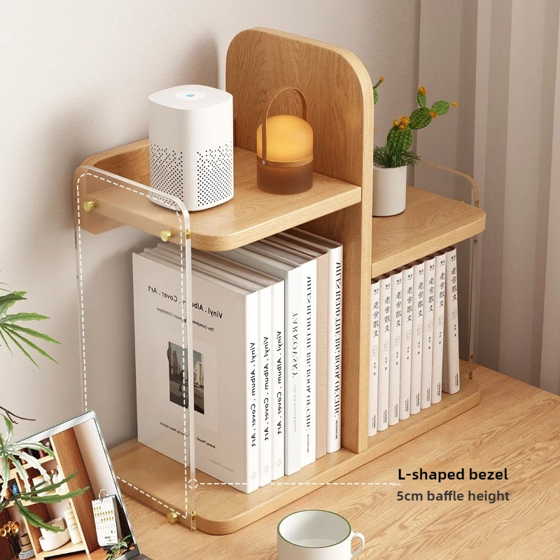 Simple Modern Computer Desktop Storage Furniture Bookcases Multi-layer Bookshelf for Children Student Dormitory Book Storage