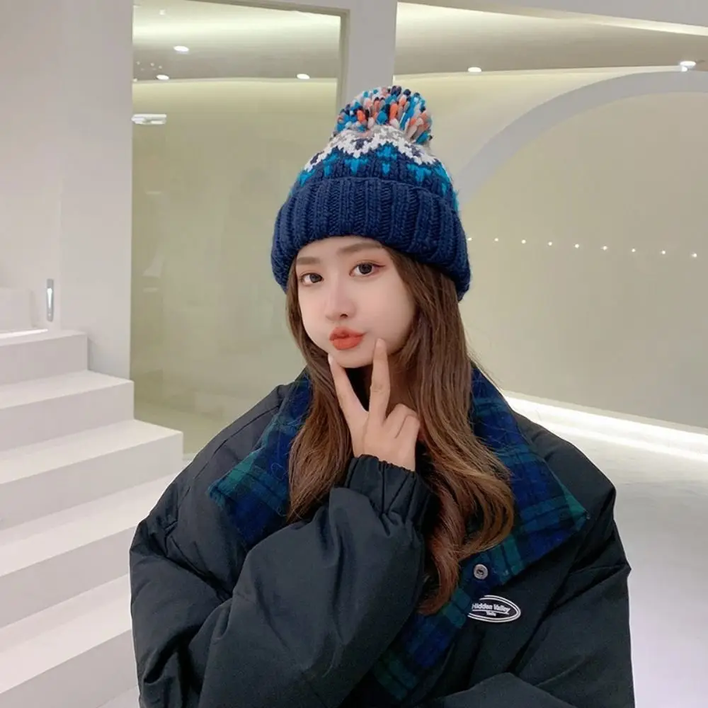 قبعة هيب هوب محبوكة مقاومة للرياح للرجال ، قبعة دافئة ، أحادية اللون ، شتوية