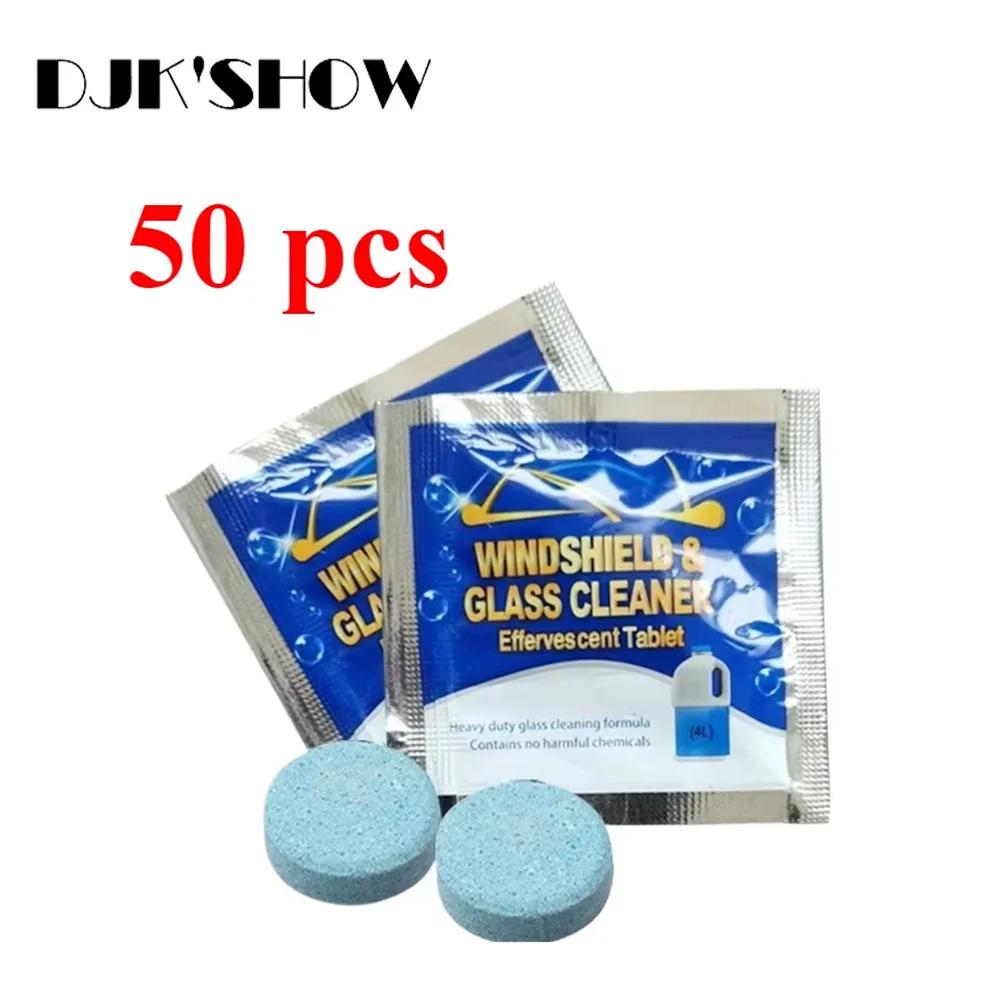 Solid Car Windshield Cleaner Effervescent Tablets Windscreen Window Glass Dust Wiper Car Cleaning Tool Car Accessories