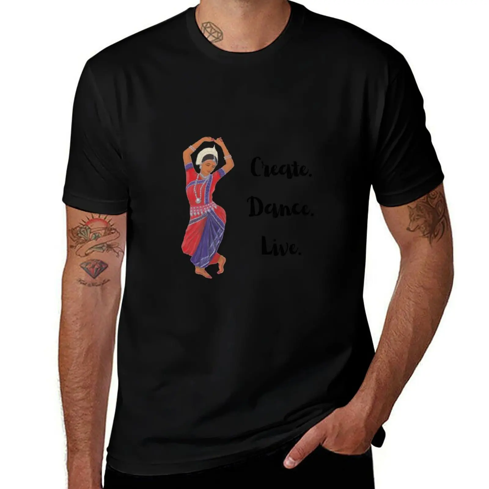 Odissi Indian Classical Dancer, Odisha Dance T-Shirt Casual Trendy Streetwear Tee Shirt T-Shirt