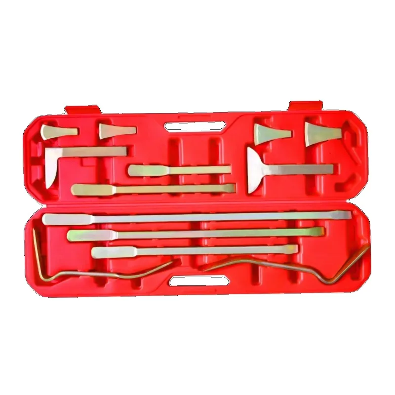 13 piece set of sheet metal tools, car dent repair tools, sheet metal concave convex pit repair