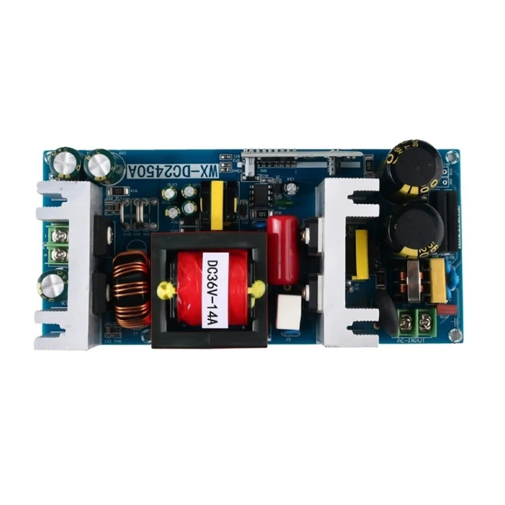 500W Isolated Switching Power Supply Board AC110/220V to DC36V 14A Converter Board Overload Short‑Circuit Overvoltage Protection