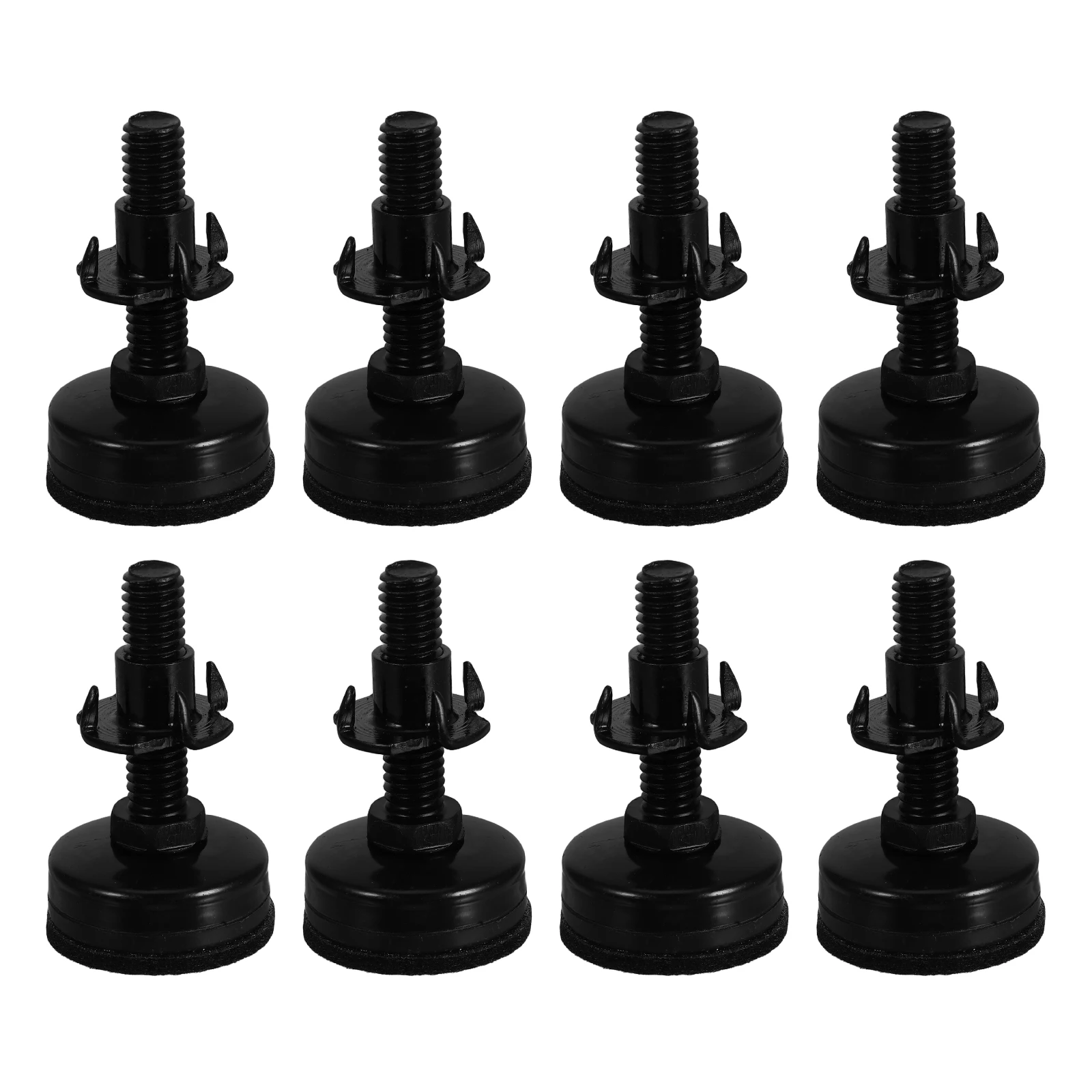 

8 Pcs niture Leveling Foot Mat Adjustable Leg Leveler Feet Levelers Cabinet Support Legs
