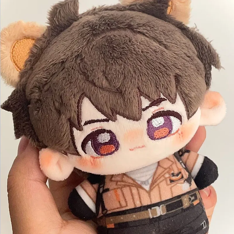 

Love And Deepspace Xia Yizhou 10cm Soft Plush Doll Cute Pilot Style With Bear Ears Game Peripheral Gift For Game Fans Friends