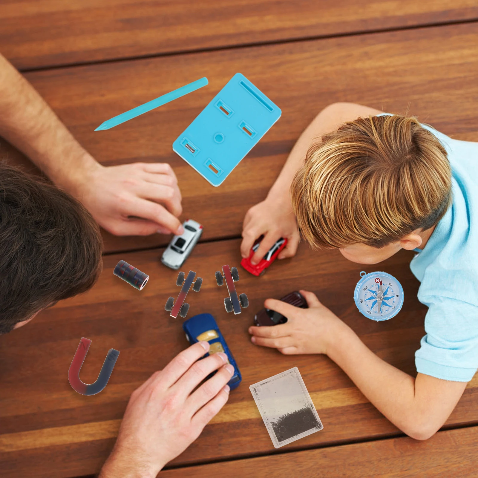 1 Satz 1 Satz Magnetismus-Kit, pädagogisches Gerät, Physik-Lernen, interaktive Magnetkräfte, Stamm, Erkundung, Lehrmagnet, Labor