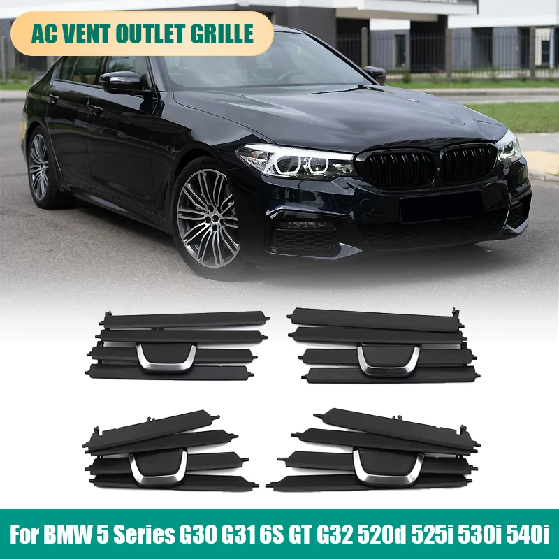 LHD RHD Автомобильная приборная панель Кондиционер Ремонтный комплект вентиляционной решетки переменного тока для BMW 5 серии G30 G31 6S GT G32 520d 525i 530i 540i