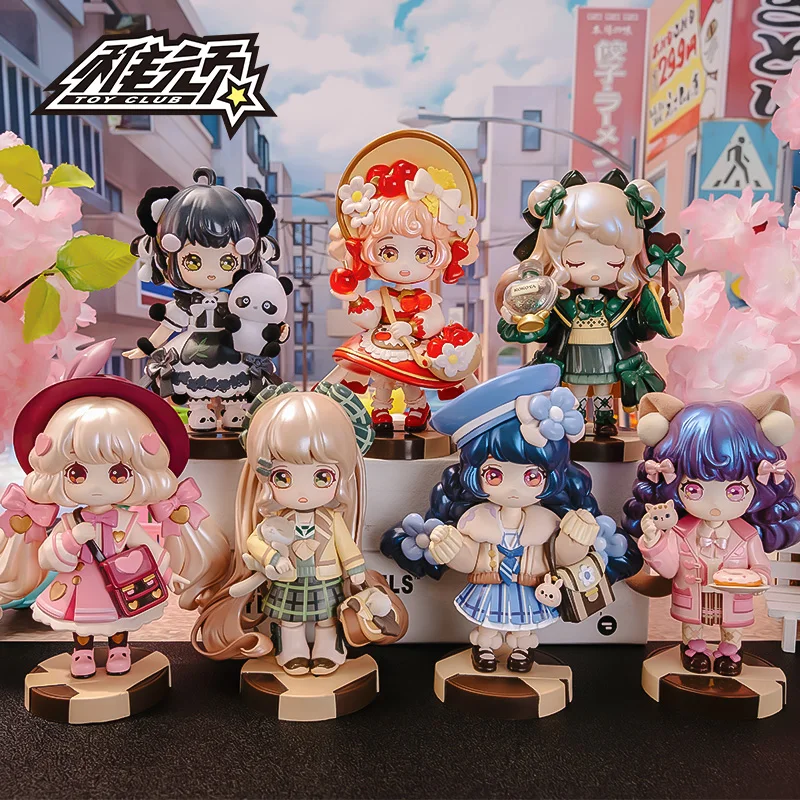 

KOKOYA Blind Box Figurine Cute Anime Doll Desktop Ornament Collectible Art Toy Home Decor Birthday Gift For Women Girlfriend