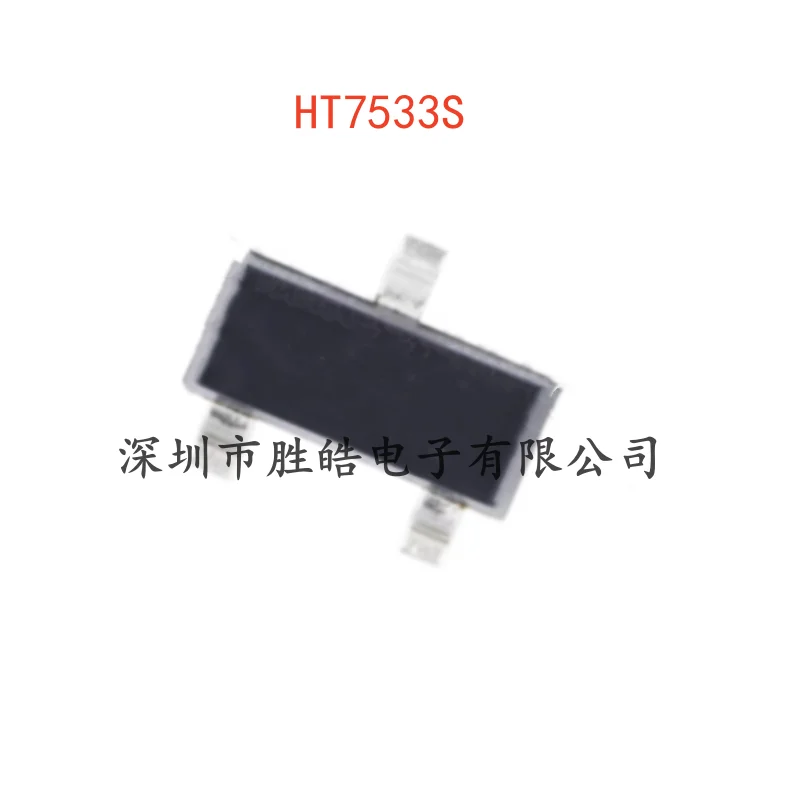 

(20PCS) NEW HT7533S 3.3V 100mA Low-Dropout Linear Regulator LDO Chip SOT-23 HT7533S Integrated Circuit