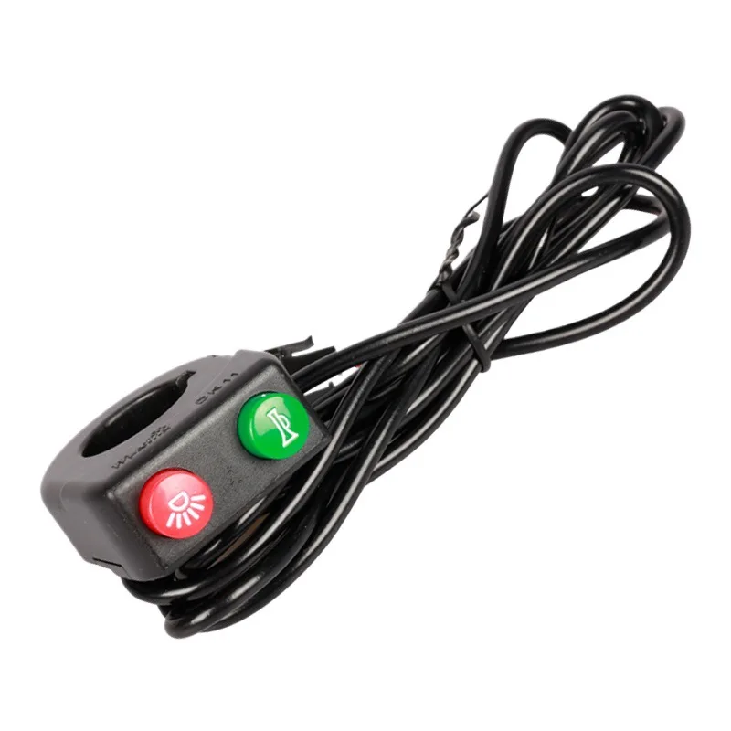 

Electric vehicle headlight horn two-in-one switch DK11 small two switch dual-function combination switch accessories