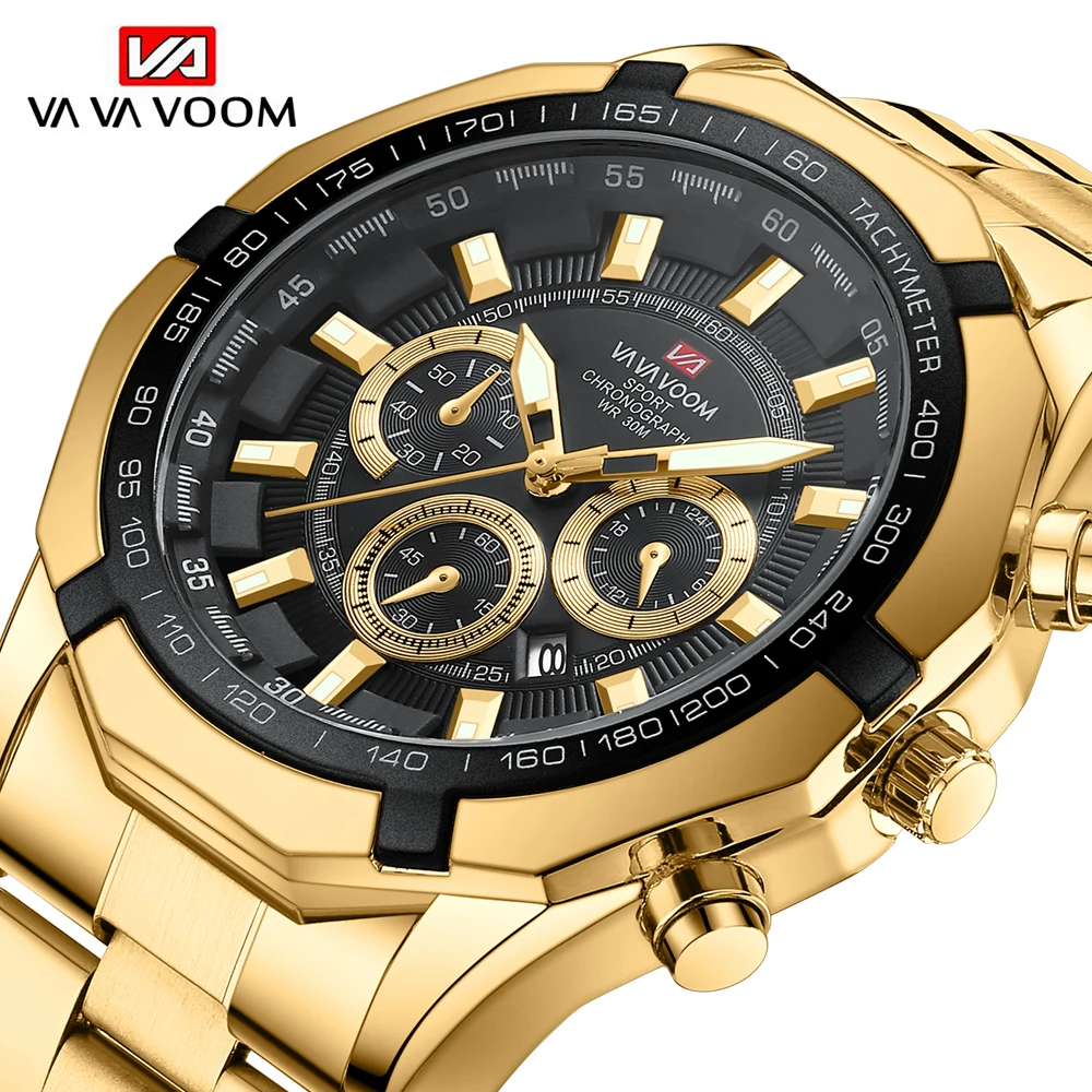 Fashion Men Watch Business Style Pagani Design Stainless Steel Strap Calendar Dial Quartz Movement Wrisrwatch Relogio Masculino