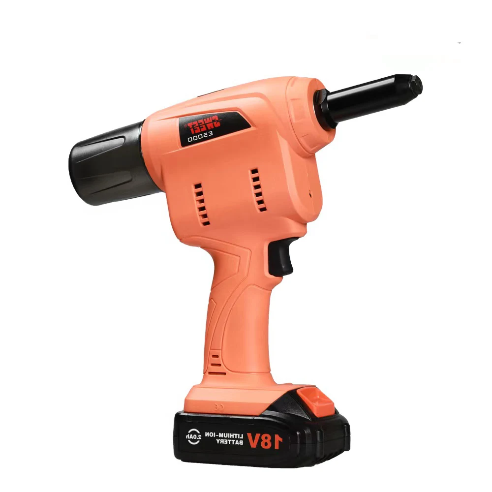 E5000 Brushless Electric Rivet Gun Cordless Rivet Gun Drill Insert Automatic Riveting Tool Battery rivet gun tool