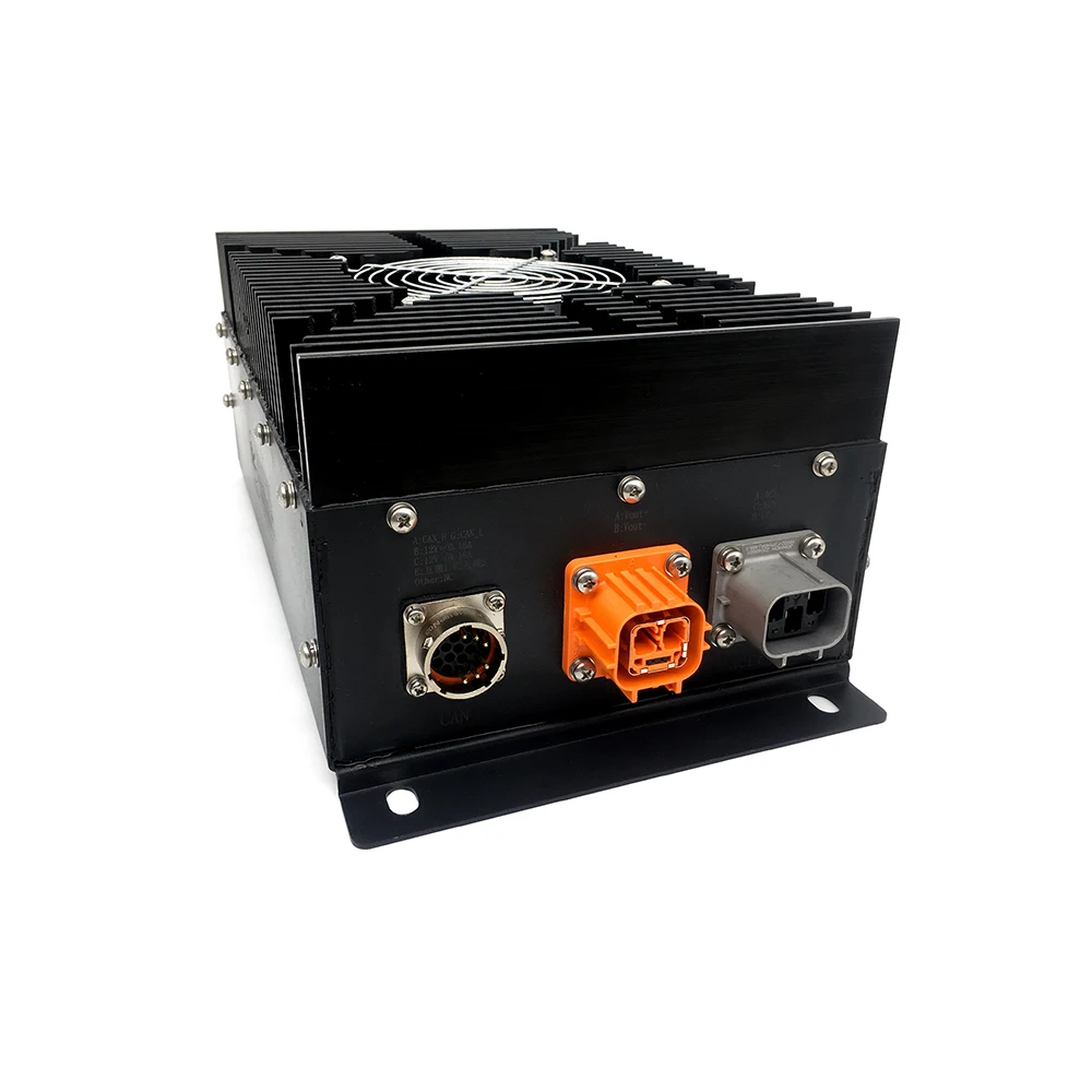 Dilong Factory Sales Air Cooled OnBoard Charger OBC 6.6kW 360V EV on Board Charger with CAN Bus Control