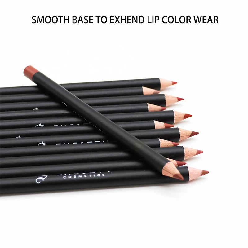 12-częściowy zestaw matowych kredek do ust, 12 kolorów, nude, aksamitny, matowy, miękka mgiełka, długotrwały, 0,8 g*12