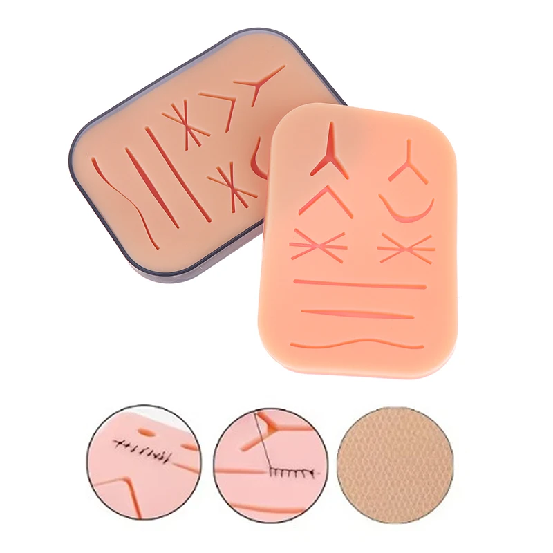 Skin Operate Pad Surgical Suture Training Kit Anatomy Suture Practice Kit Trauma Accessories For Medical Students