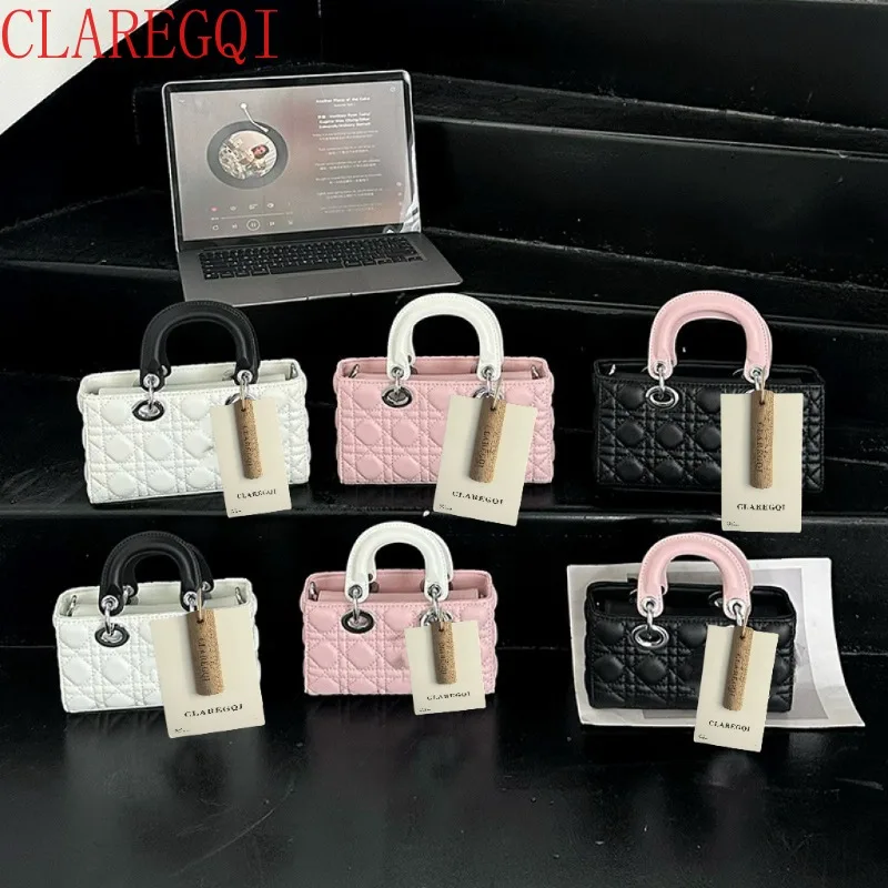 CLAREGQI Popular Color Matched Bow Tote Bags For Women Fashionable And Versatile Shoulder Bags Chain Crossbody Bags For Women
