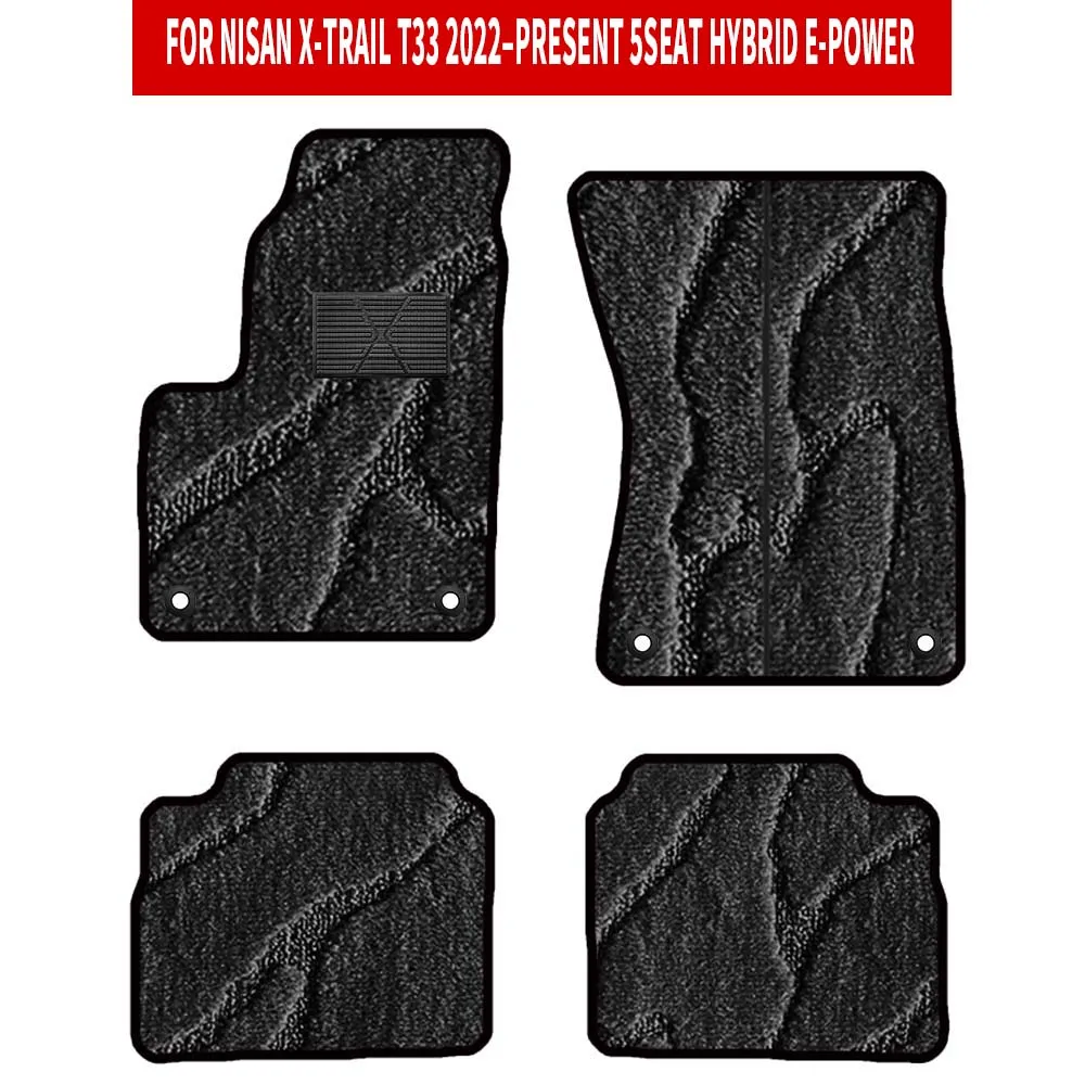 

For Nisan x-trail T33 2022–2025 5Seat hybrid E-Power Car Mat Interior Accessories Car Floor Mats Full Set