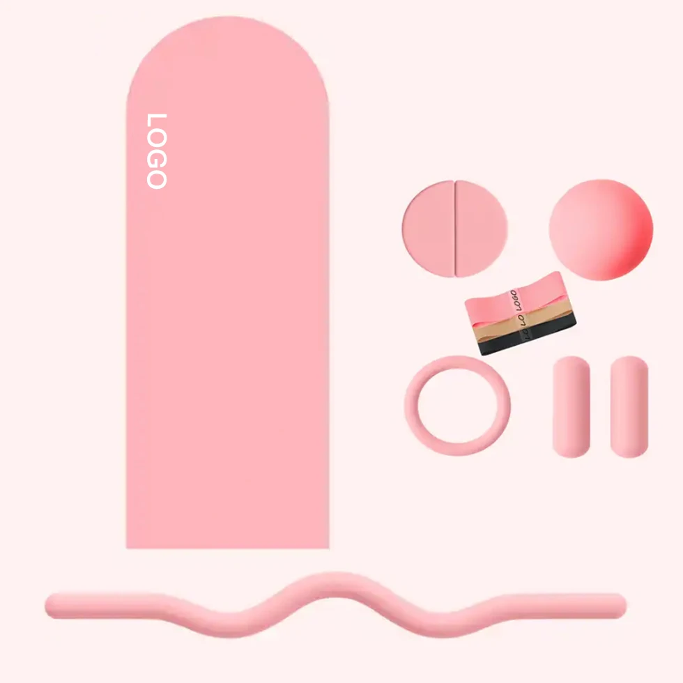 

Barbell Bar Beam Silicone Dumbbell Power Ring Yoga Mat Home Gym Fitness Set Yoga Pilates Accessories