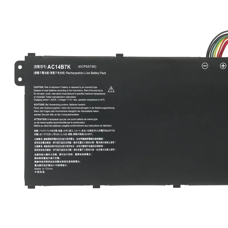 Laptop Battery for Acer SF314-52 54 56 SP515-51G AN515-42 AC14B7K Replacement Notebook Power Supply