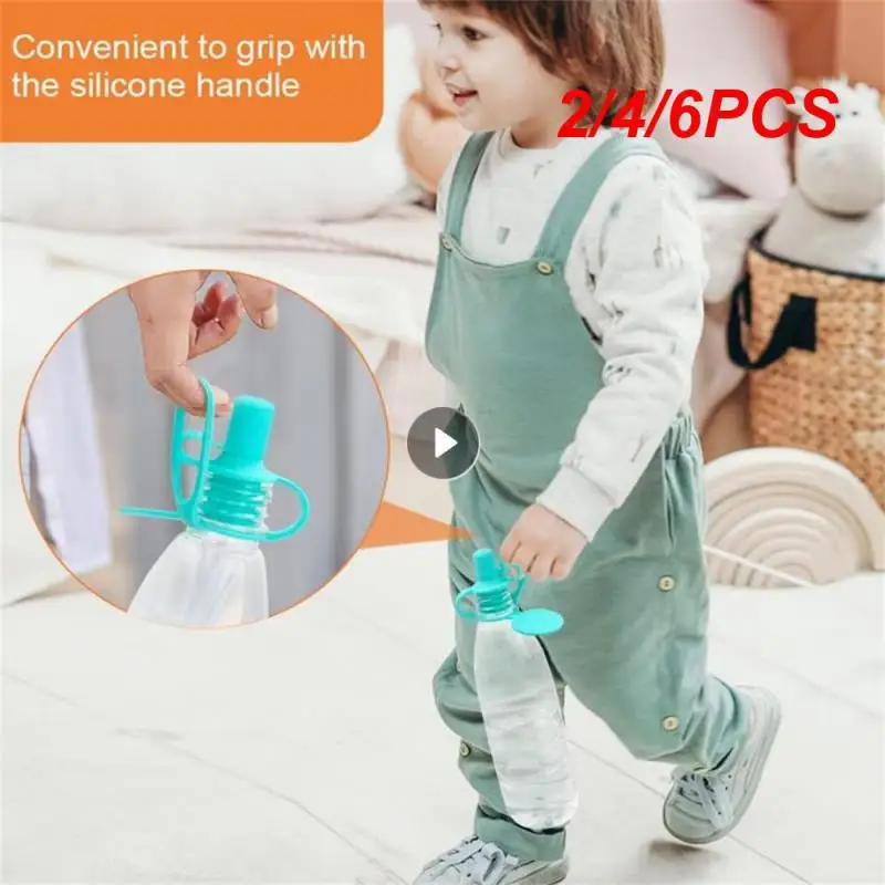 2/4/6PCS Wear-resistant Leakproof Practical Household Durable Baby Healthy Tableware Portable Drinks Safety Bottle Convenient