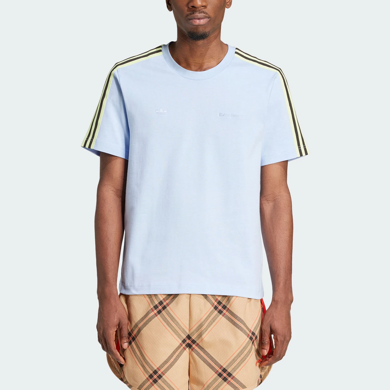 

Adidas genuine clover men's classic striped sports T-shirt JF2906