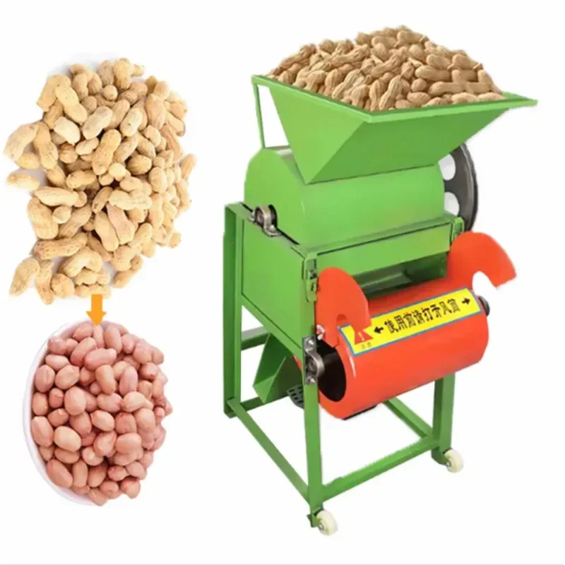 Hot Selling High Efficiency Automatic Peanut Shelling Machine Bean Peeler for Home and Commercial Use Fast Nut Shell Remover