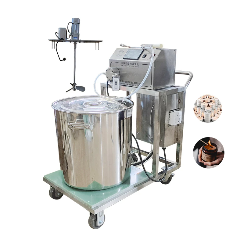 Wholesale Wax Melting Machine with Pouring Pump and Temperature Display Soy/ParaffinCandle Filling Machine maquina para velas