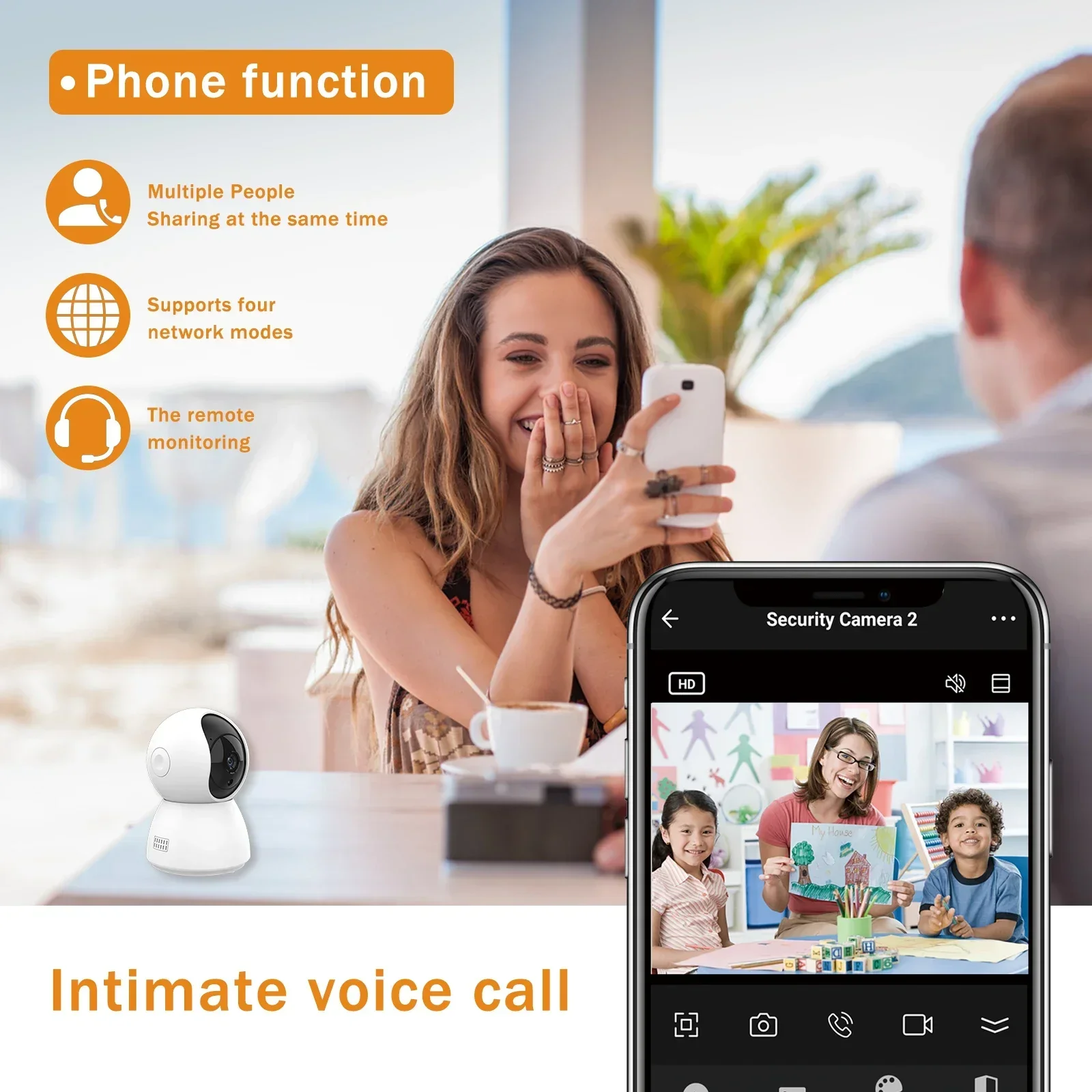 Xiaomi 3MP IP กล้องใหม่ 1080P Tuya สมาร์ท WiFi ในร่มไร้สายกล้องเฝ้าระวังความปลอดภัยพร้อมการติดตามอัตโนมัติ PET Monitor
