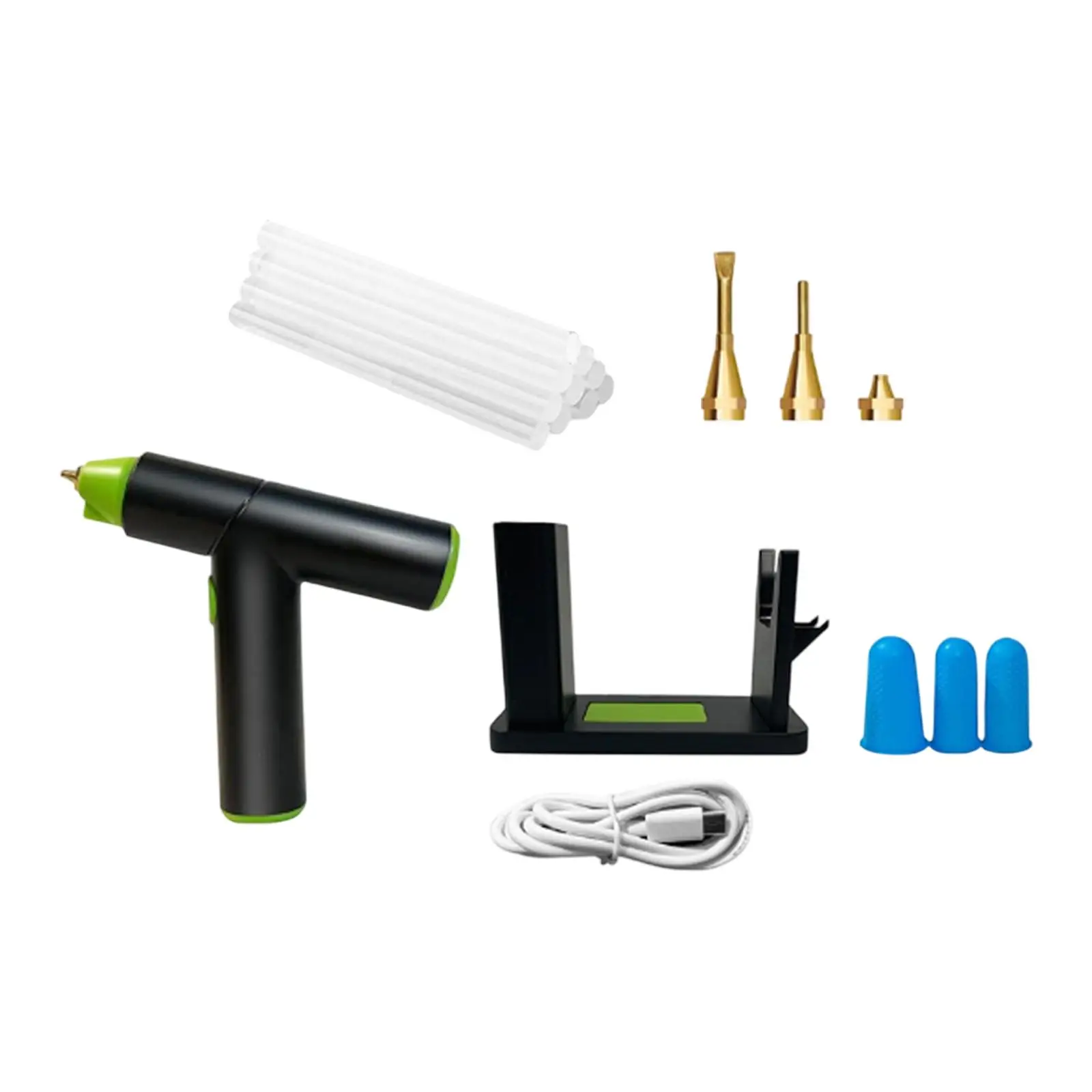 Cordless Hot Glue Machine Hot Glue Tool for Crafting Handicraft Home Repairs