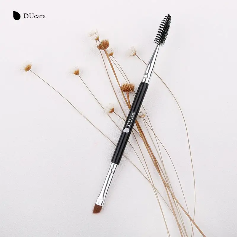 DUcare Double-headed Eyelash Brush Eyebrow Comb Professional Makeup Brushes for Eye Brow Eyelash Extension Beauty Make Up Tools