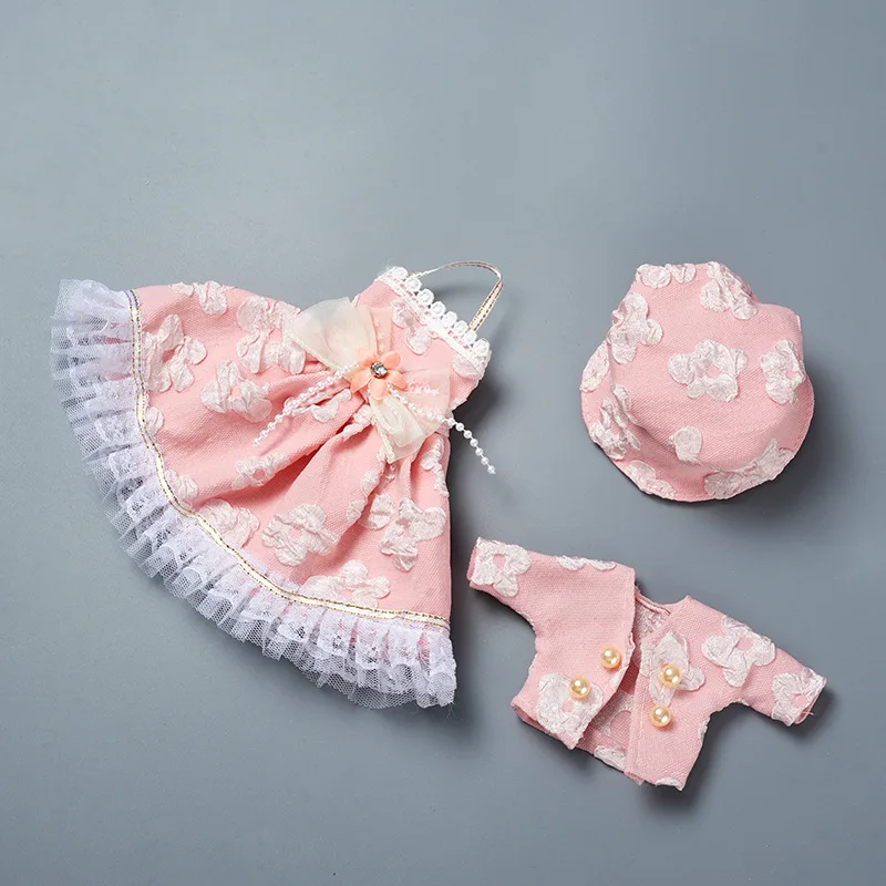 1/6 Bjd Poppen Kleding Anime Kawaii Reborn Pop Rok Hoofdtooi Verjaardagscadeau Poppen Accessoires