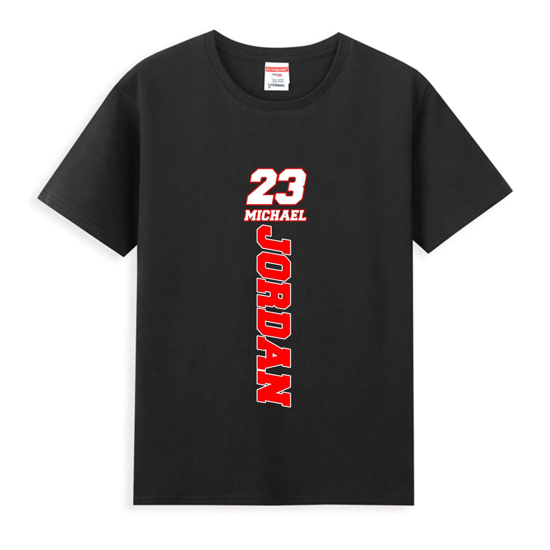 Camiseta informal para hombre, camiseta con gráfico de 23 Michael, camisetas deportivas de gran tamaño, Jordans, ropa de calle cómoda y transpirable, camiseta fresca de S-3XL 2024