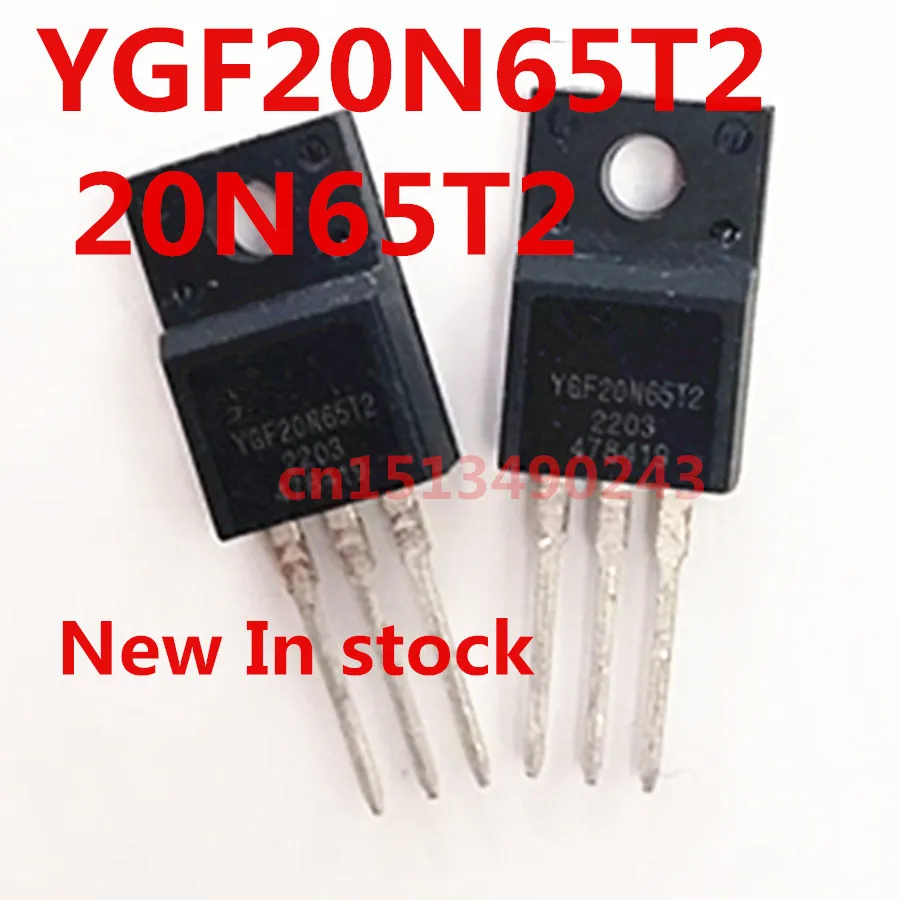 Original 10PCS/ YGF20N65T2 20N65T2   TO-220F IGBT