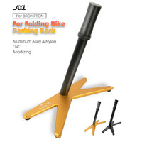 AXI Folding Bicycle Parking Rack Mirror Smooth For Brompton Pline Cline Debugging Dahon P8 Aluminum Alloy Cnc Base