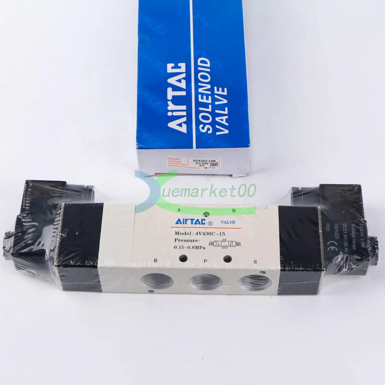 ONE New Airtac 4V430C-15 DC24V Solenoid Valve