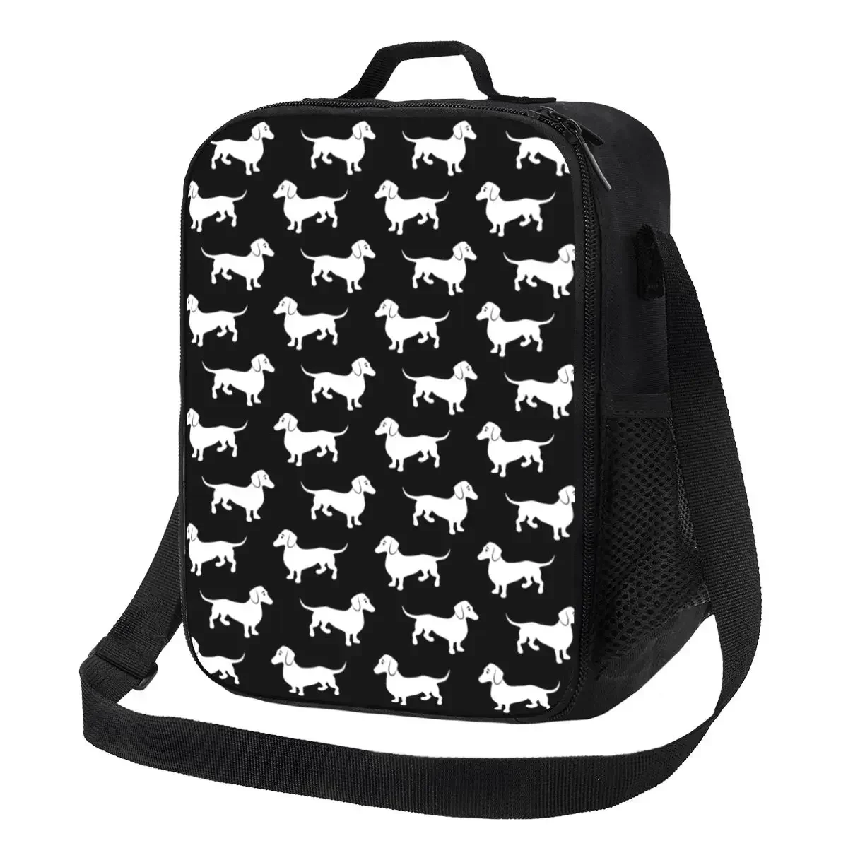 

Wiener Dachshunds Badger Resuable Lunch Box Multifunction Puppy Sausage Dog Thermal Cooler Food Insulated Lunch Bag Office Work