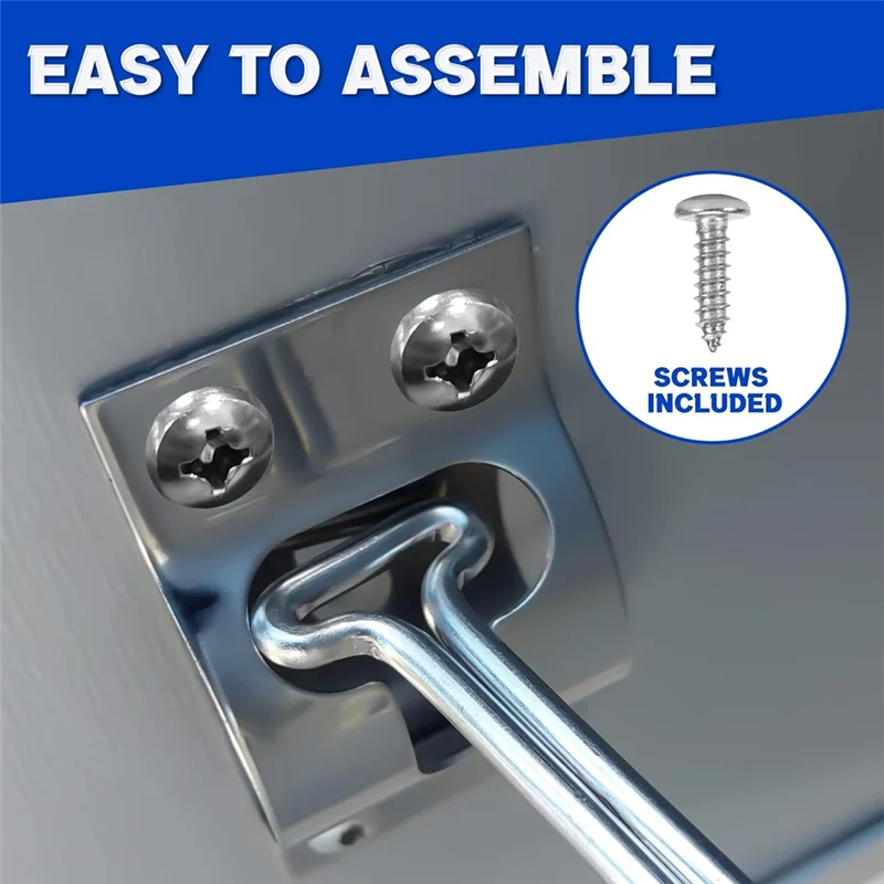 

Дверная защелка для автофургона — дверной держатель для автофургона, дверная защелка для прицепа из нержавеющей стали, 4-дюймовый дверной держатель в Т-образном стиле для автофургона