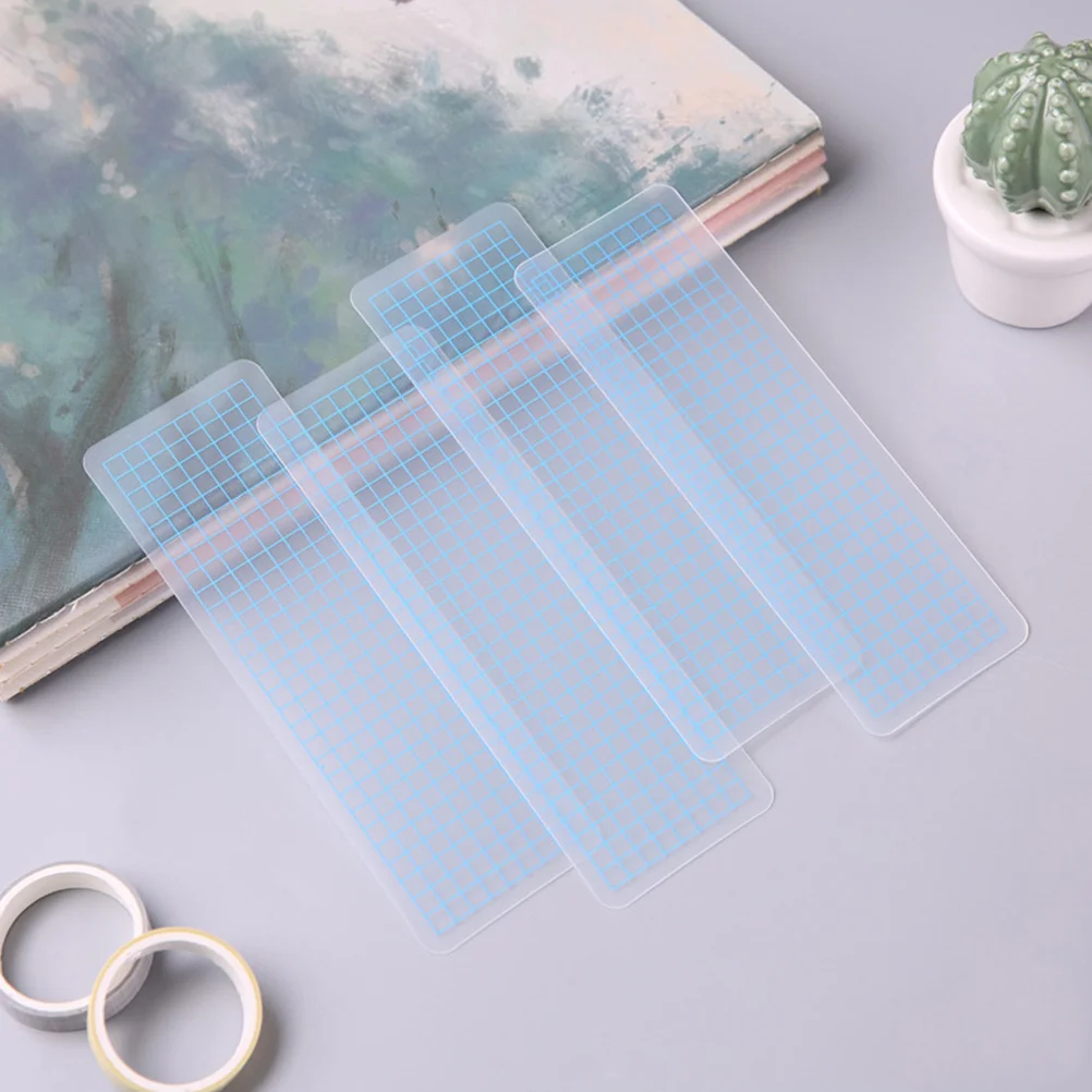

40Pcs Washi Tape Sub-Packing Boards Plastic Sample Organizer for Home Office School Use Decorative Tape Storage Dispensers