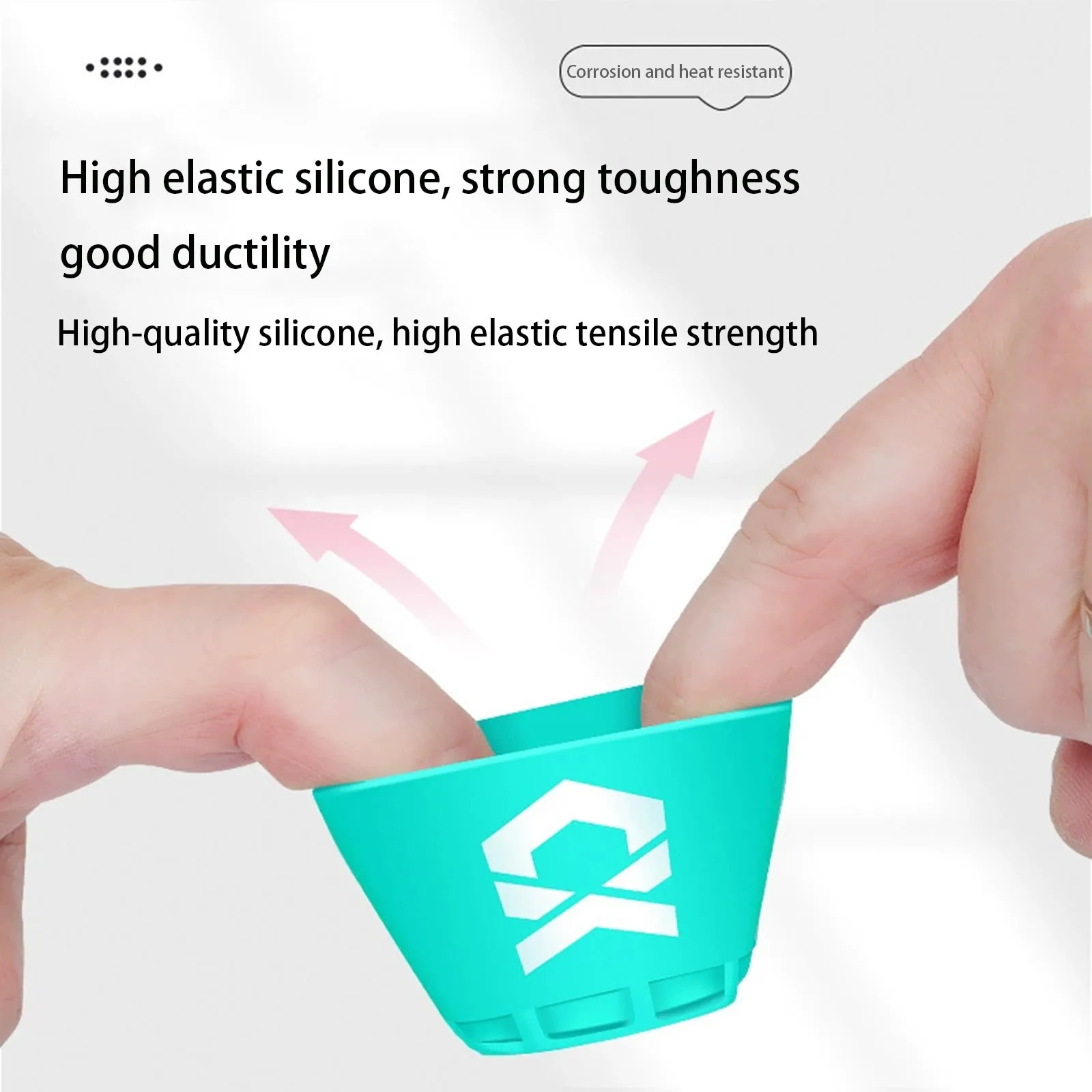 Silicone Fishing Rod End Cap Protector Lightweight Durable Fishing Rod Plug Tail Protector Elastic Handle Protective Case Carp image 4