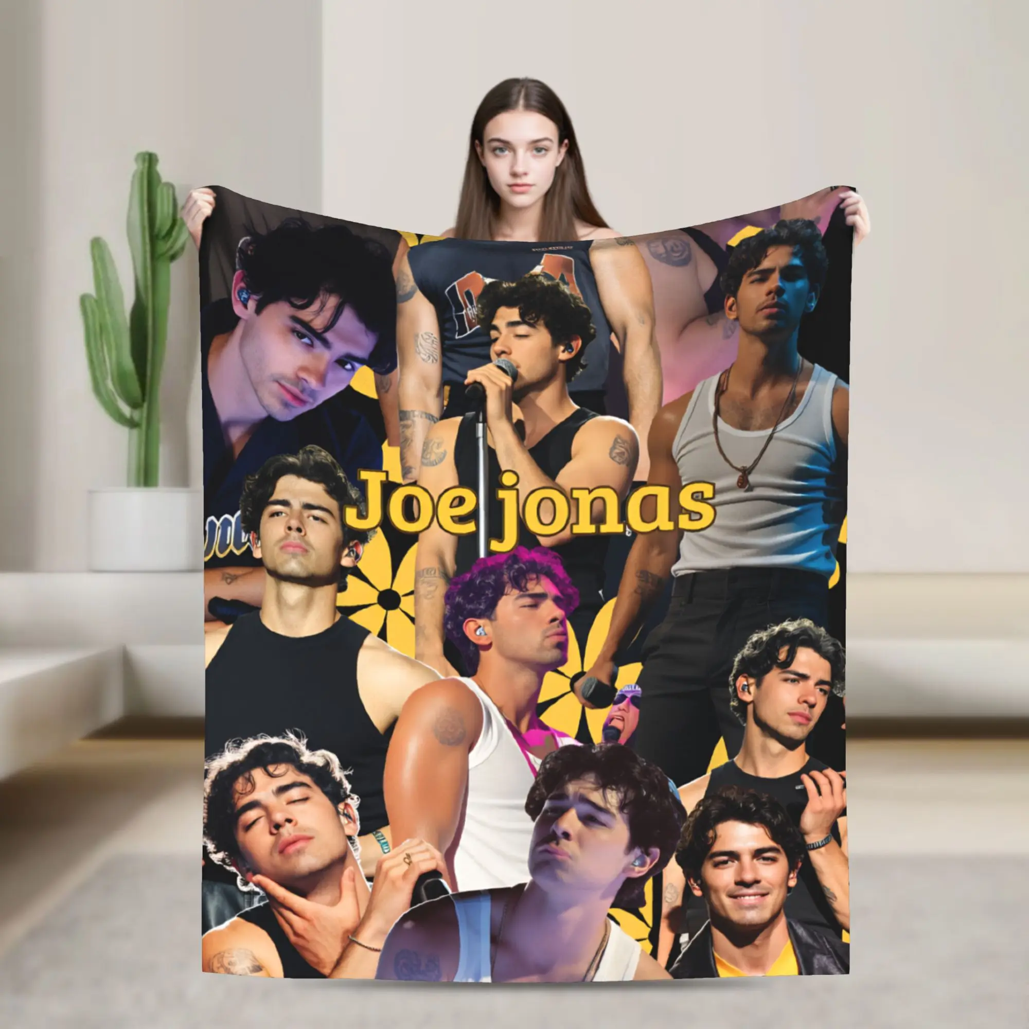 Soft Warm BlanketKids Adult Camping Joe Jonas Bedding Throws J-Jonas Brothers  Flannel Bedspread For Home Decor Sofa Bed Cover