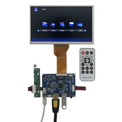 7 Inch Portable Multipurpose U Disk HDMI Audio LCD Screen Display Driver Control Board DIY Lattepanda Raspberry Pi PC Monitor