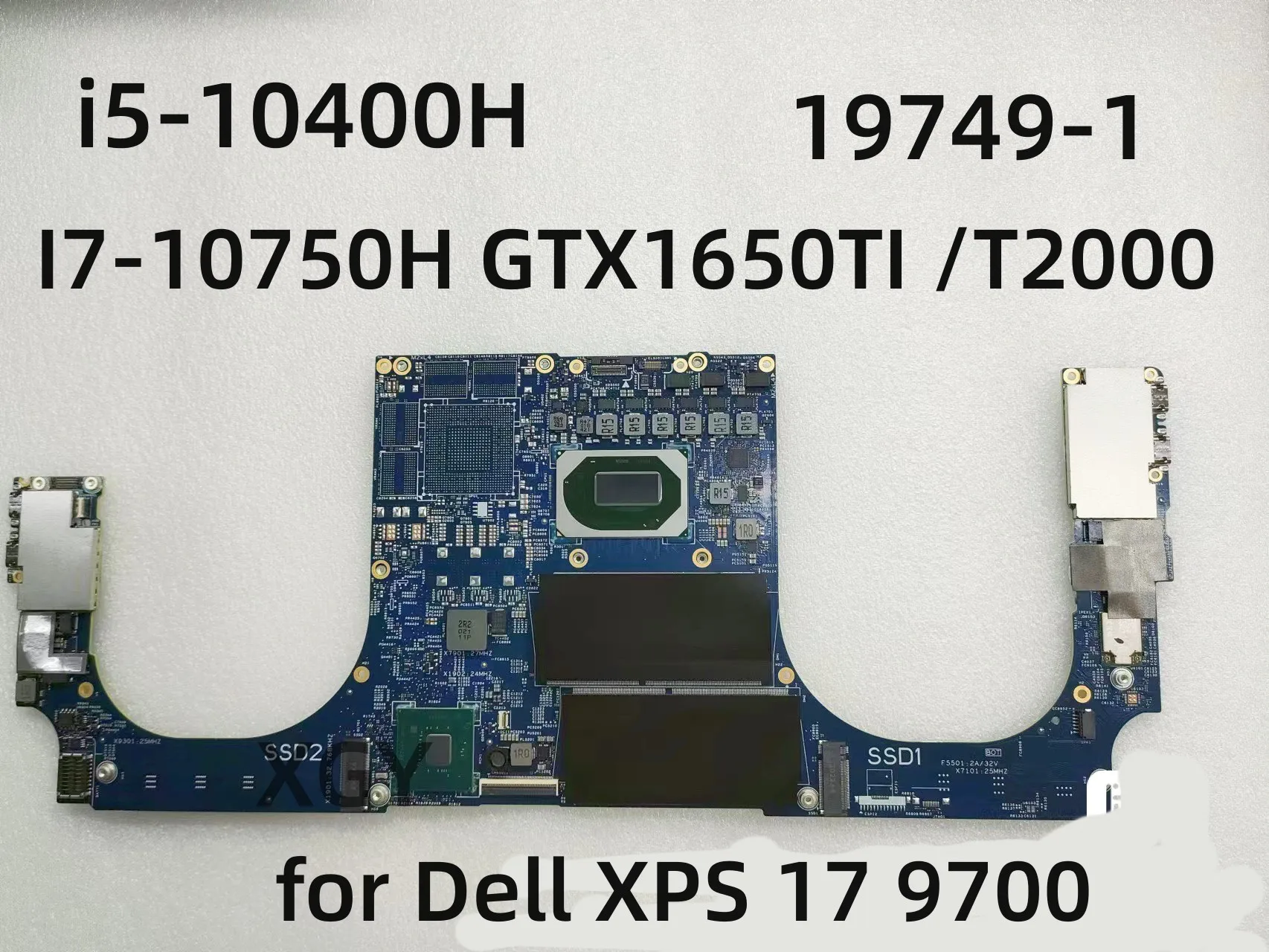 Original Für Dell XPS 17 9700 Laptop Motherboard 0HHP8D 19749-1 CPU: I5-10300H I7-10750H GTX1650TI/T2000 100% Test OK