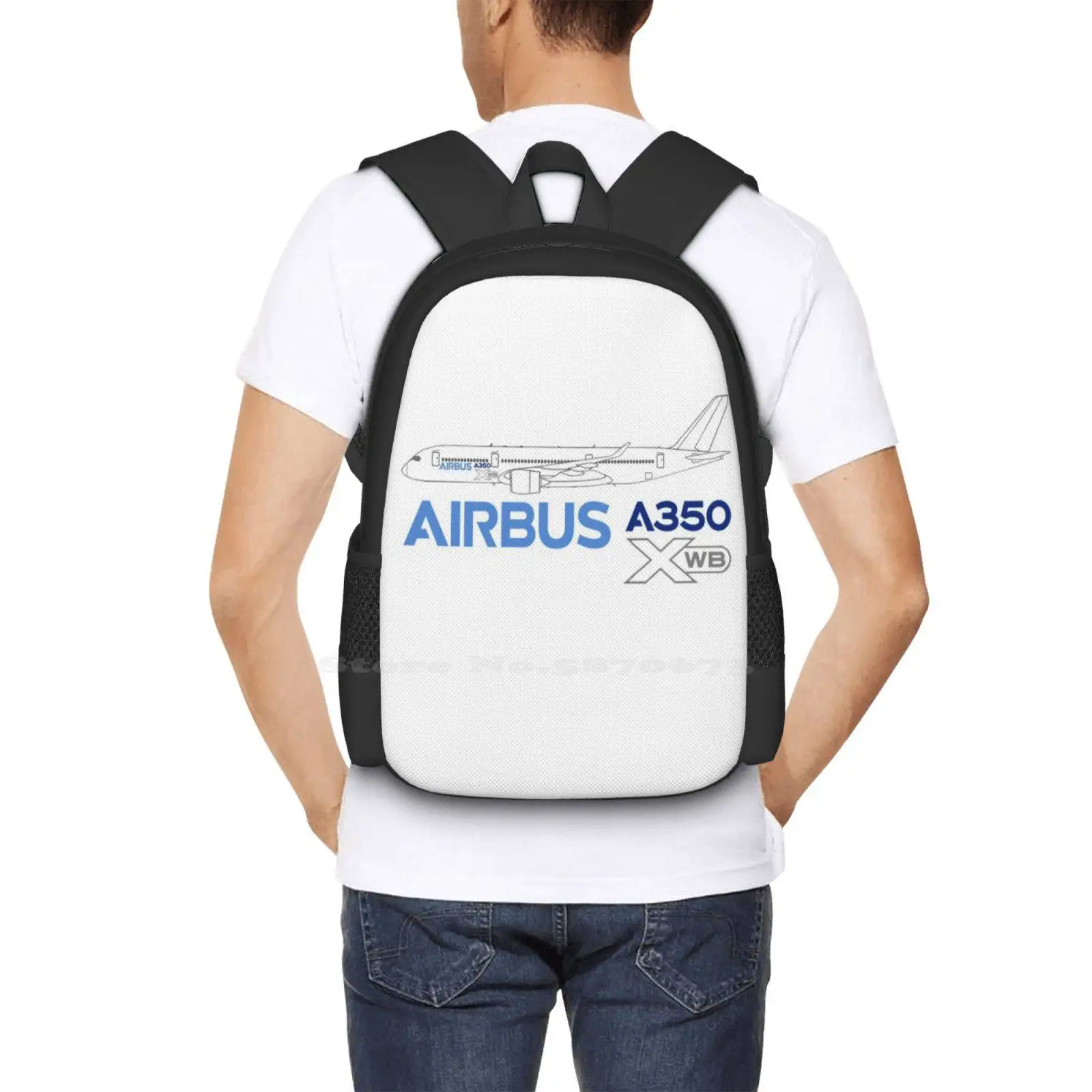 Airbus A350 Line Drawing School Bags For Teenage Girls Laptop Travel Bags Airbus A350 A350 Airbus A350 900 Xwb Widebody