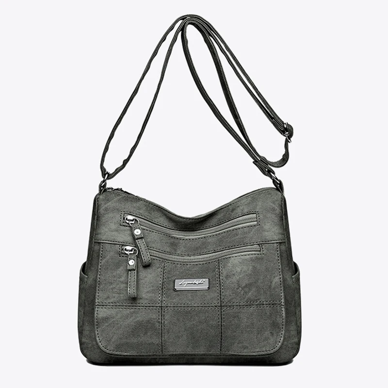 Damen Canvas Umhängetasche Mode Multifunktionale Outdoor Umhängetasche Damen Pendler Große Kapazität Umhängetasche Umhängetasche – Detail 32