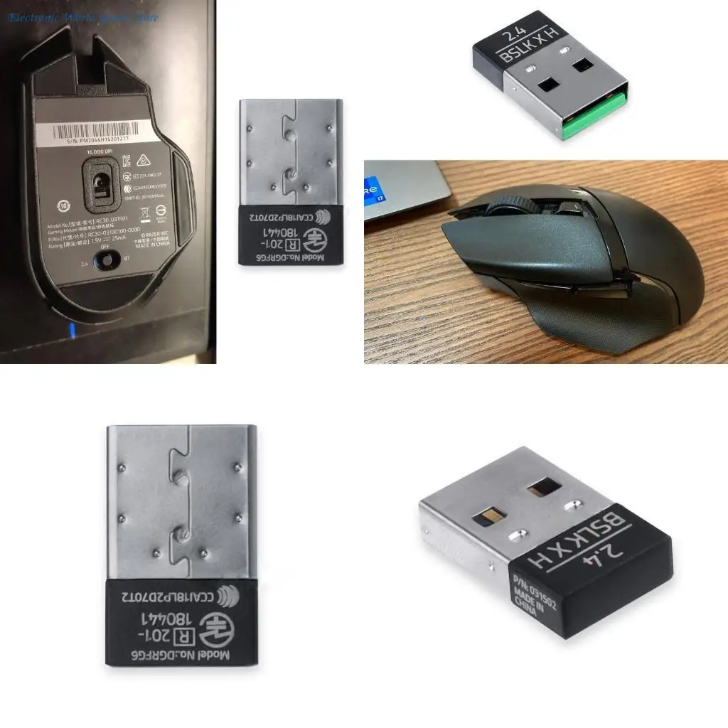 A3PD 2.4G Wireless Mouse Dongle Receiver USB Adapter for Basilisk X HyperSpeed