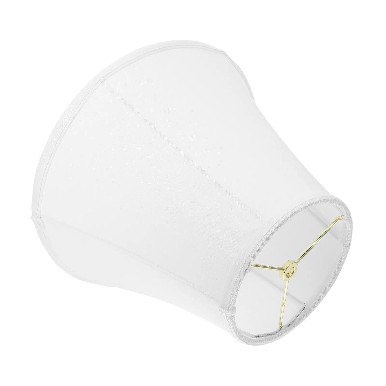 13x9x7 Foldable Bell Lampshade Linen Fabric Tapered Design Replacement Lamp Shade for Table Floor Wall Small Linen Lamp Shade