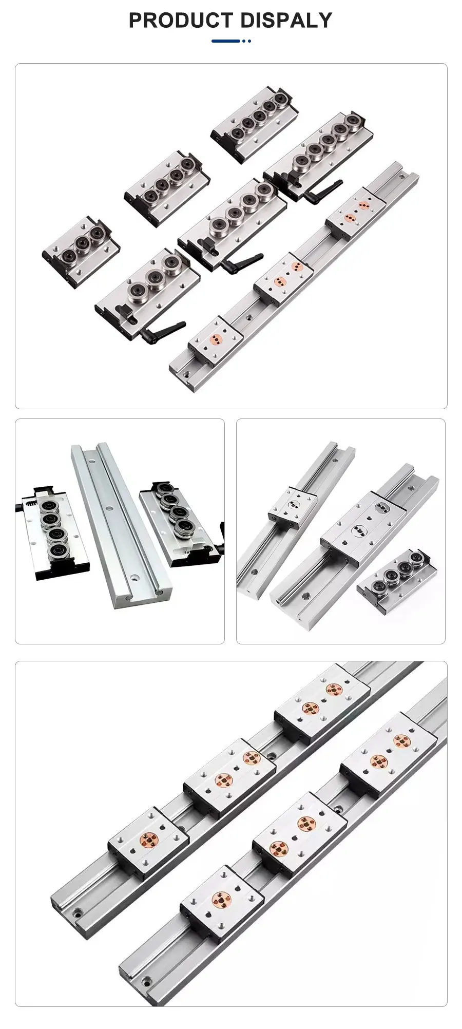1pc Silber Integrierte Dual-achse Linear Guide SGR35 100mm Breite 100mm Bis 1150mm + 1pc SGB35 Block Cnc Holzbearbeitung 3D Drucker Teile – Detail 9